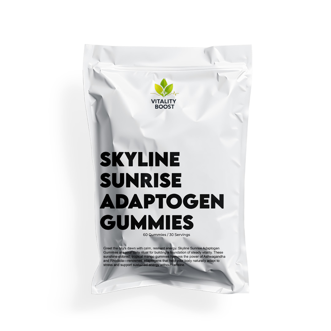 Skyline Sunrise Adaptogen Gummies – 60 Gummies / 30 Servings